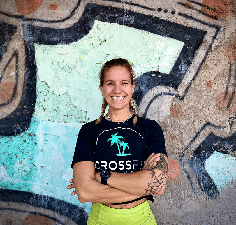 Image of vera, a female coach and owner of CrossFit Palms gym bonaire.